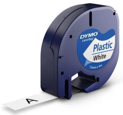 Cinta para impresora de etiquetas, DYMO, Negro sobre blanco mic?